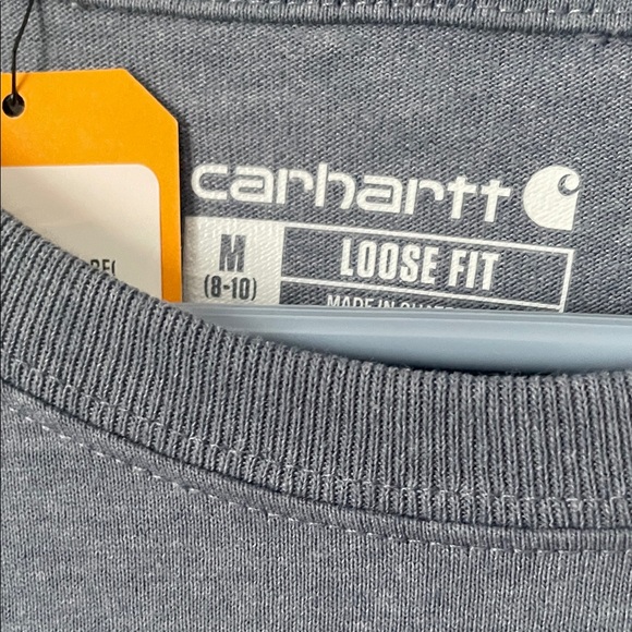 Carhartt Steel Blue Long Sleeve Tee - Picture 3 of 3